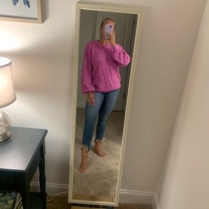 Shop the Mint pink balloon sleeve sweater